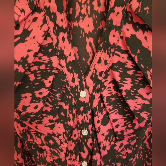 💗Beautiful Express Design Studio Ruffle Front Sleeveless Side Zip Top - Picture 4 of 9